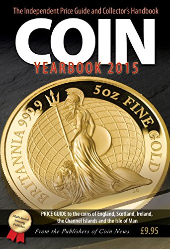 Front cover featuring Britannia coin design on Coin Yearbook 2015